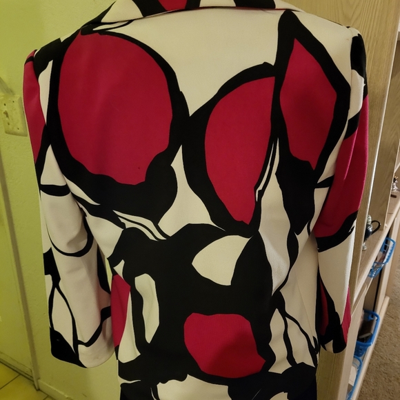 Peck & Peck Modern Abstract design Blazer - Picture 2 of 3